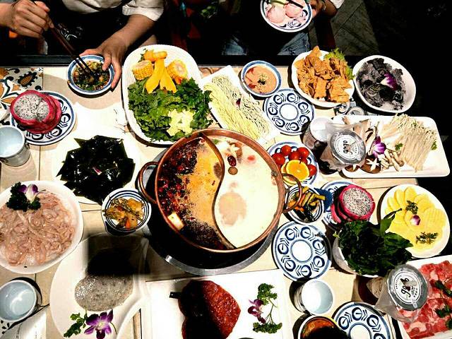 韩盛古川汤谱老火锅