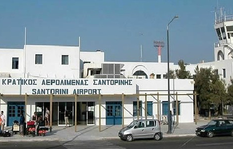 圣托里尼机场的图片