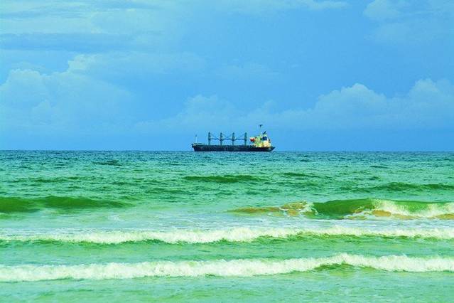 亭可马里出海观鲸