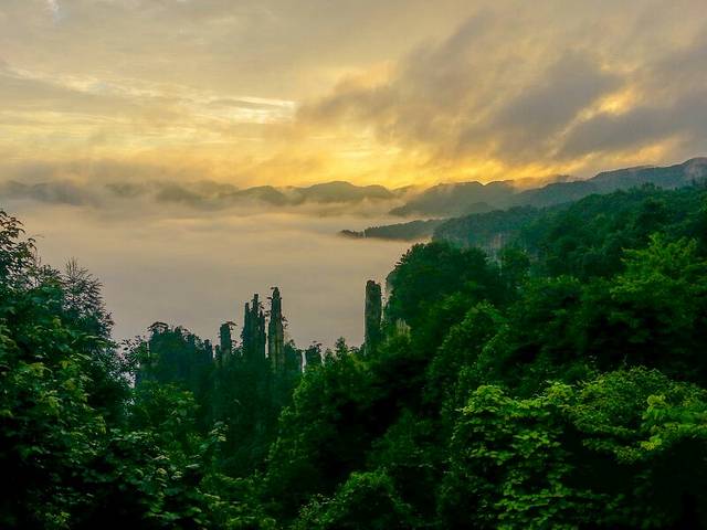 砂岩峰林地质公园