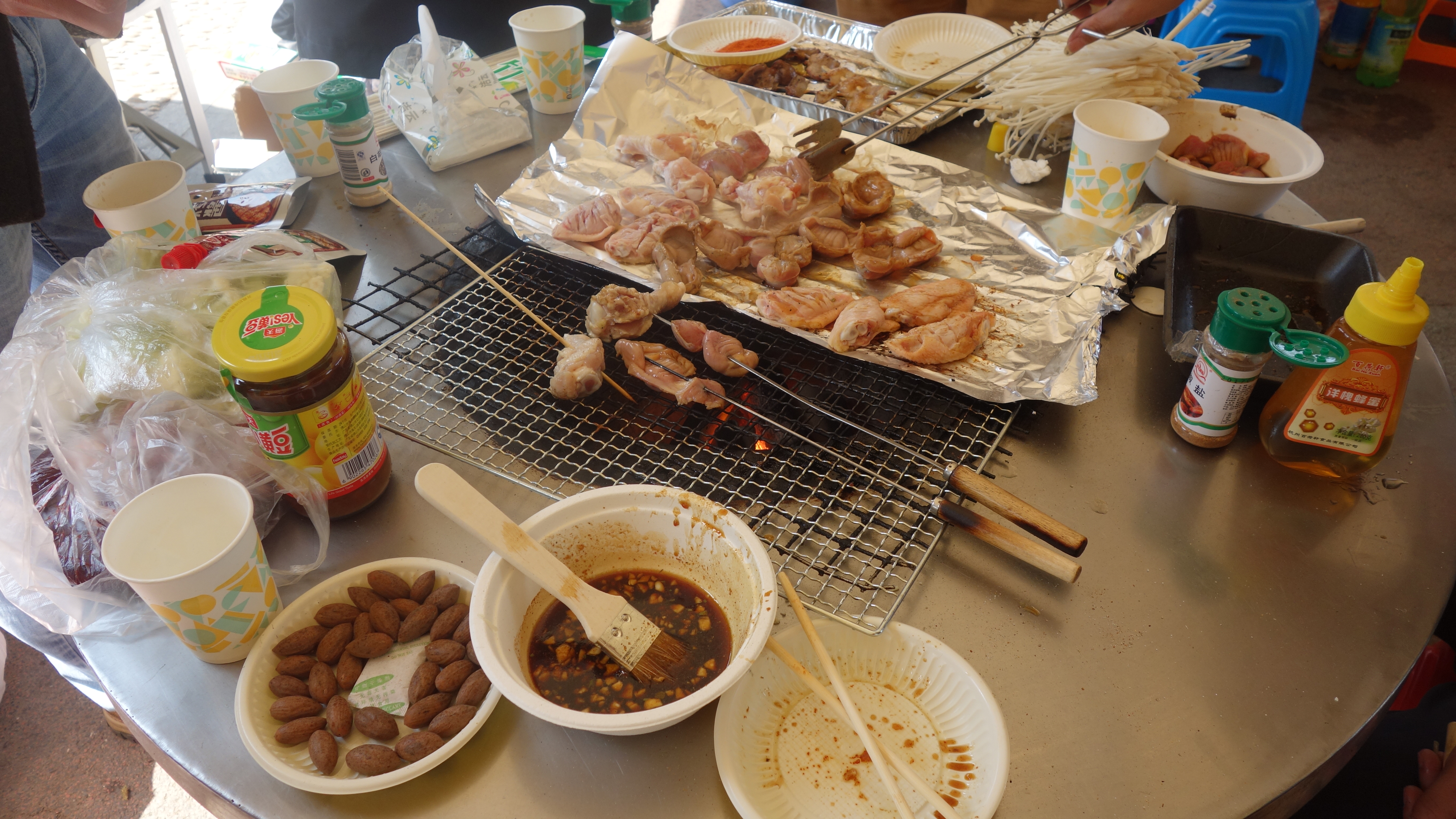 晶星都市村户外烧烤土灶团建营地