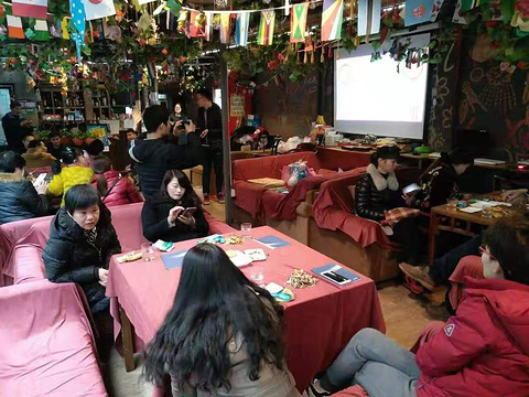 老台门鲁迅故里国际青年旅舍花园餐厅的图片