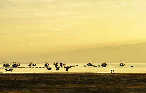 黄金海岸渔寮金沙滩的图片