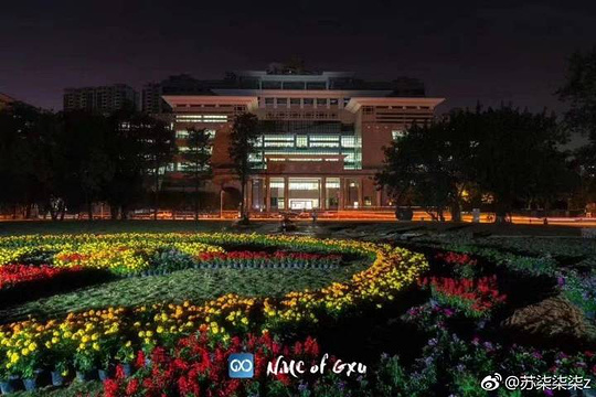 广西大学-图书馆旅游景点图片