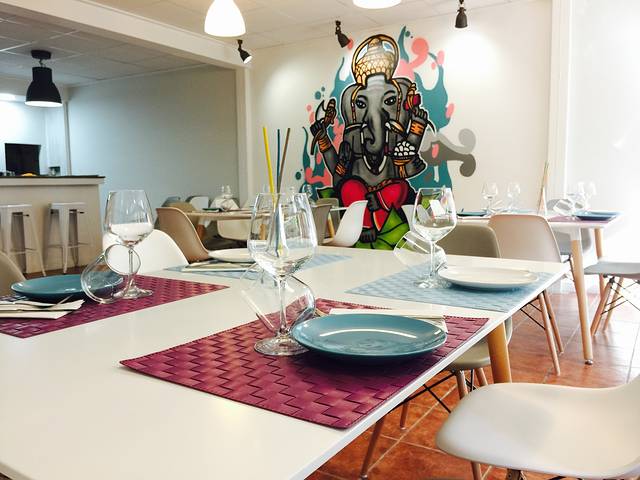 Ganesh cocina ecléctica