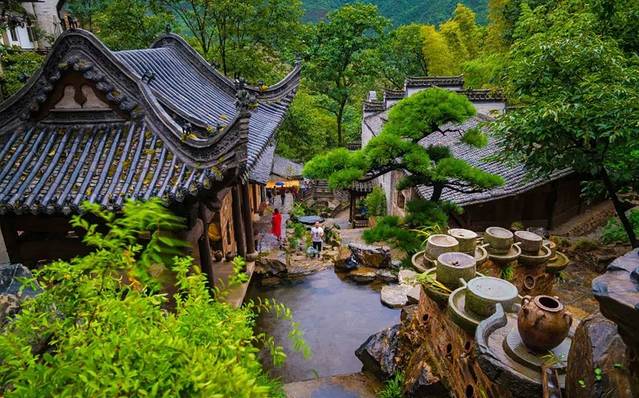 婺源篁岭景区-水街