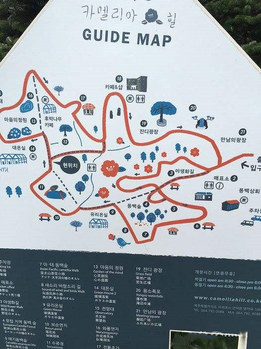 山茶花之丘旅游导图