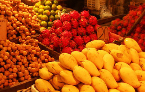 水果市场的图片