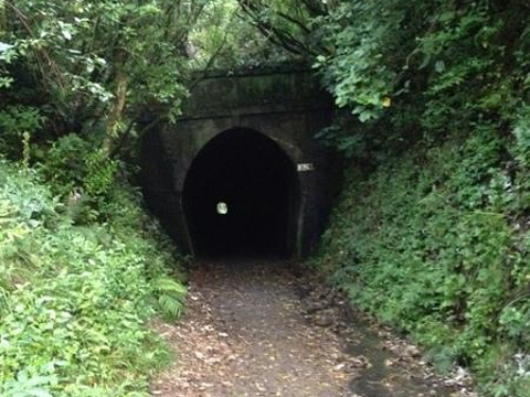 隧道溪谷旅游景点图片