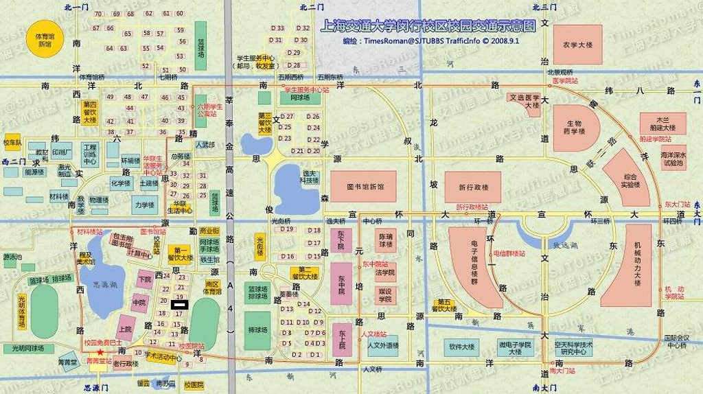 上海交通大学旅游导图
