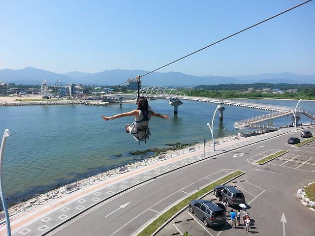 江陵海边游乐场