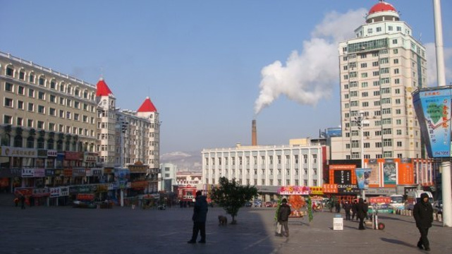 绥芬河边贸市场旅游景点图片