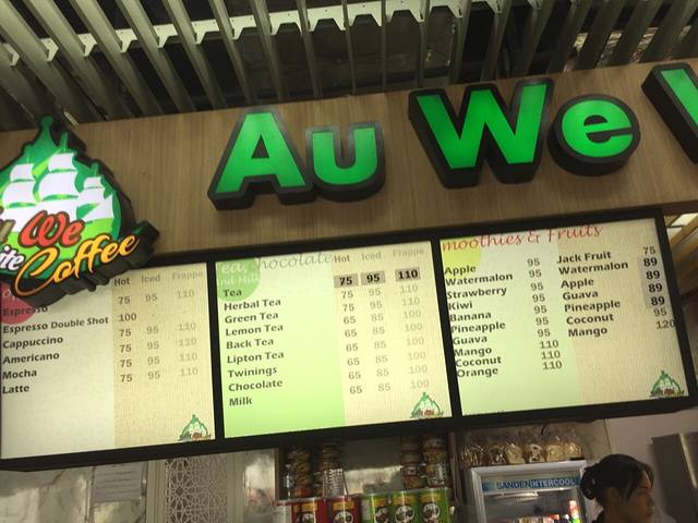 AU WE WHITE COFFEE