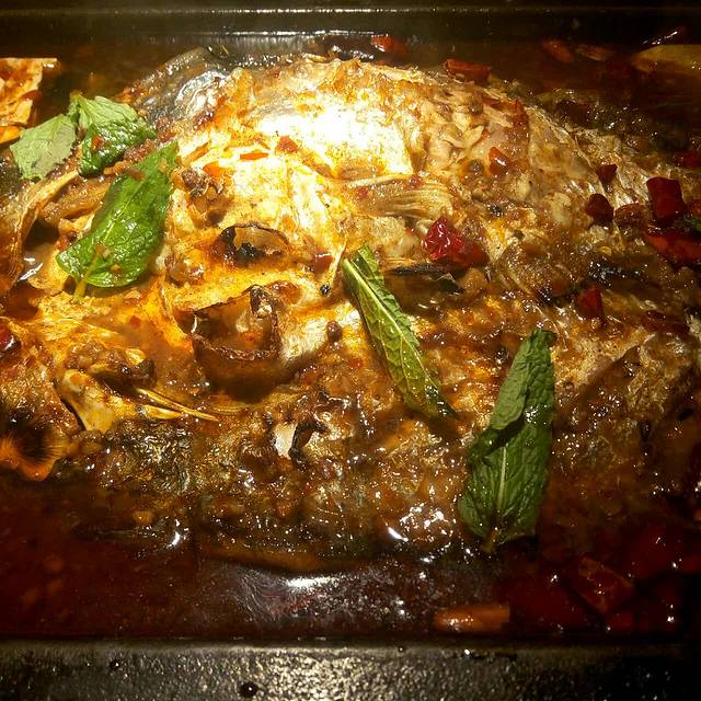 探鱼·鲜青椒爽麻烤鱼(南海万达广场店)