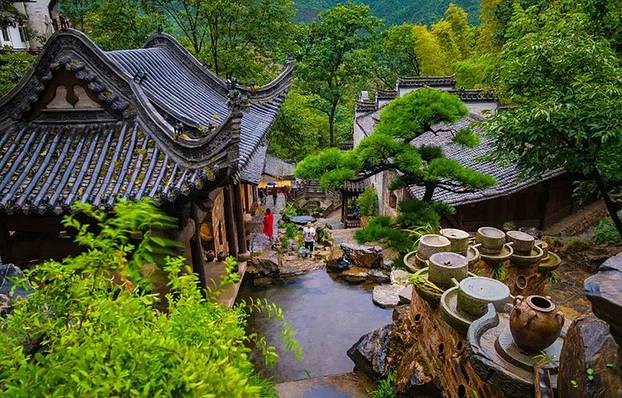 婺源篁岭景区-水街