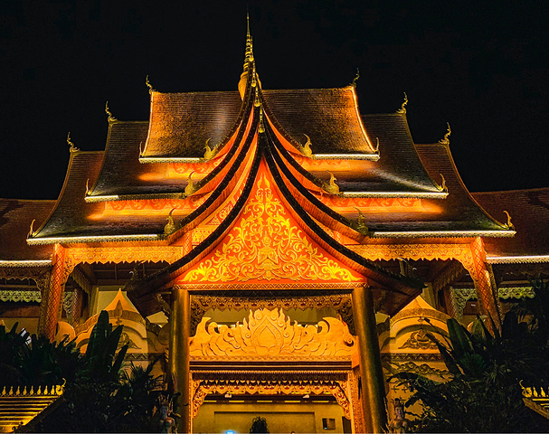 "夜幕下的人间烟火_西双版纳总佛寺"的评论图片