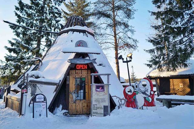 Santa’s salmon place