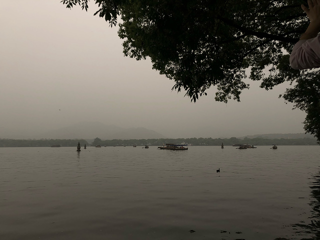 "能看见雷峰塔，今天有雾，感觉是在仙游西湖_三潭印月"的评论图片