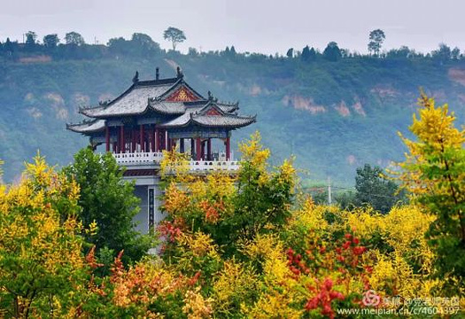 武功镇姜嫄水乡旅游景点图片