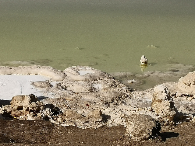 "察尔汗盐湖不一样的景色。_察尔汗盐湖"的评论图片