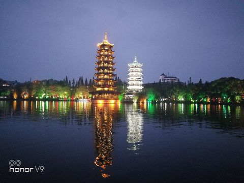 两江四湖景区旅游景点攻略图