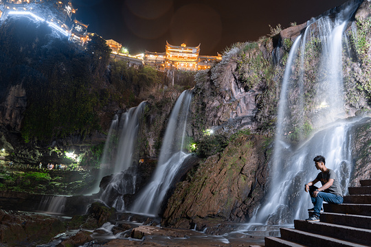 王村瀑布旅游景点图片