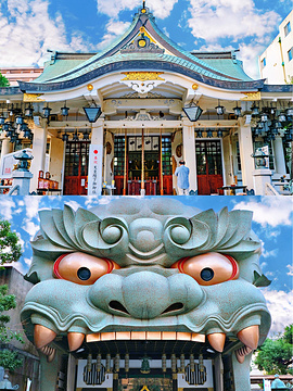 难波八阪神社旅游景点攻略图