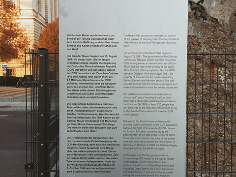 柏林墙遗址纪念公园旅游景点图片