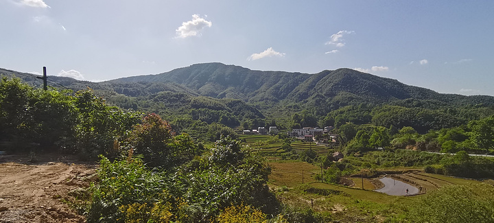 見茶園水庫鵝湖鎮高嶺中國村花海一天結束從景德鎮市區經峙灘往英溪