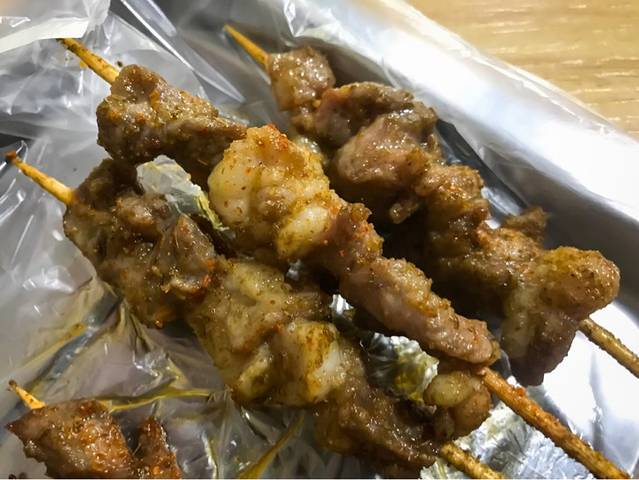 王婆油炸羊肉串