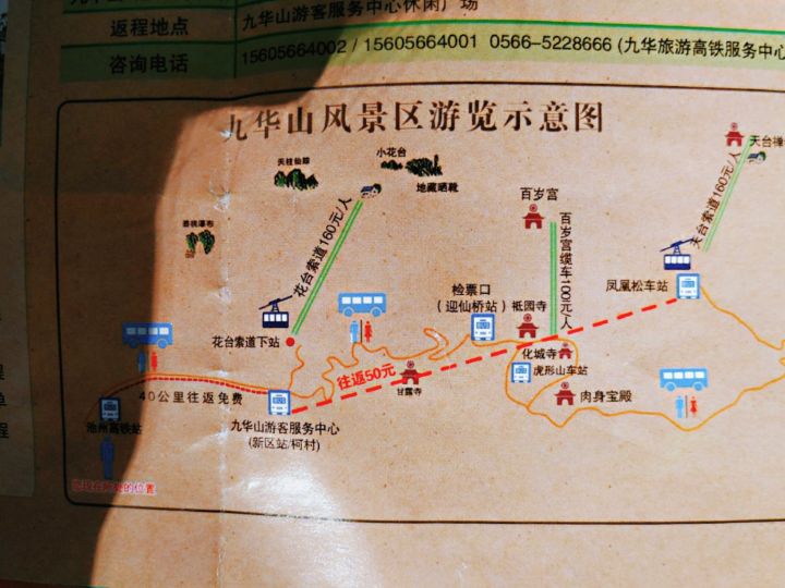 九华山徒步经典线路图片