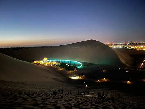 鸣沙山月牙泉旅游景点攻略图