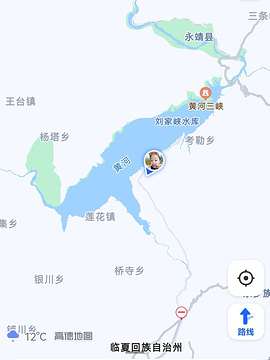 刘家峡水库旅游景点攻略图