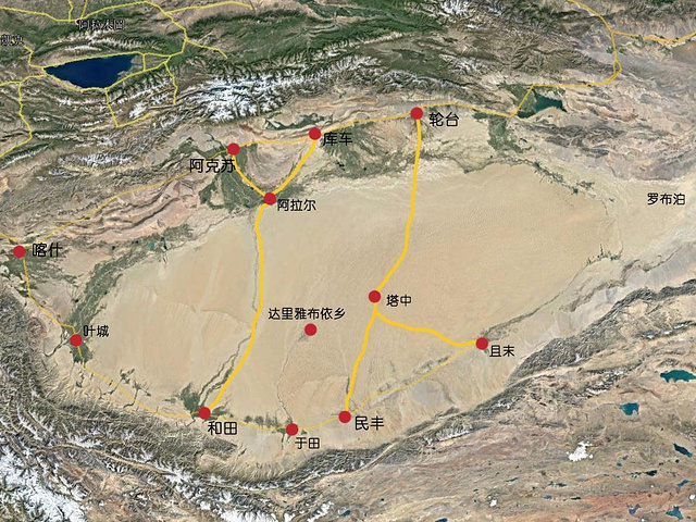 "五天自驾南疆/穿越塔克拉玛干沙漠公路_塔克拉玛干沙漠"的评论图片