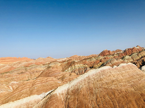 张掖七彩丹霞旅游景区旅游景点攻略图