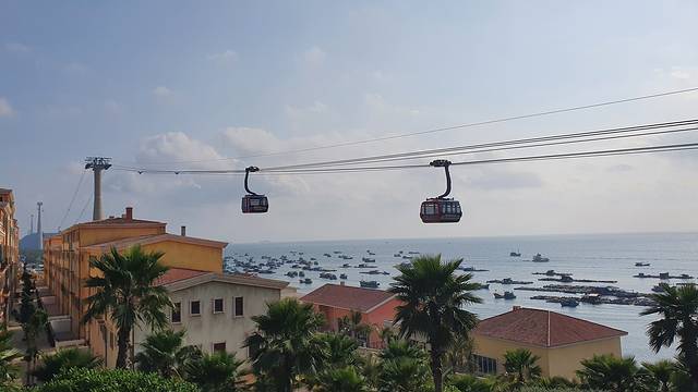 富国岛香岛公园跨海缆车