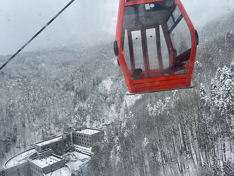 西岭雪山滑雪场旅游景点攻略图