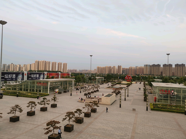 西安北站换乘,这是西安北站南广场