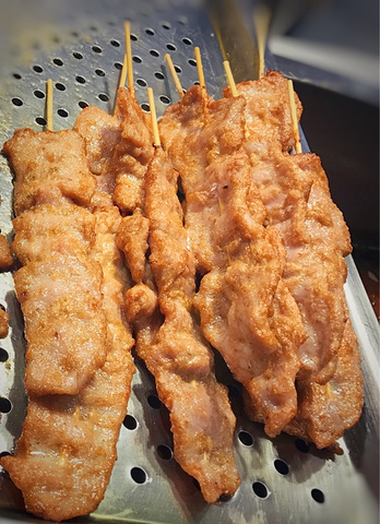 吃不够的厦门小吃-香嫩的沙茶肉串.