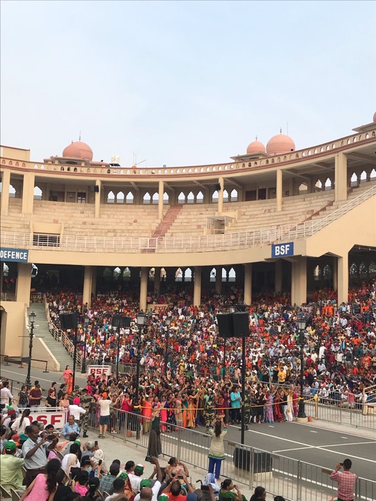 印巴边界降旗仪式