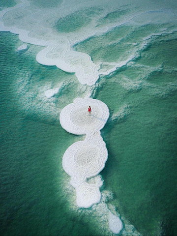 "行走在孤独🏝棉花堡，📸想要一起来打卡吗？_死海"的评论图片