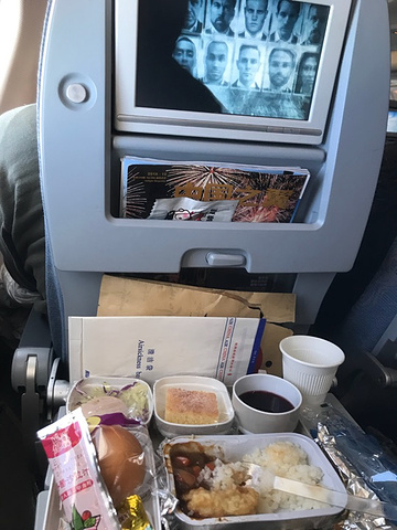"...的飞机 午餐真的很不错，有我最爱的红酒， 我就这样品味着红酒听着迪克牛仔的三万英尺抵达香港上空_香港"的评论图片