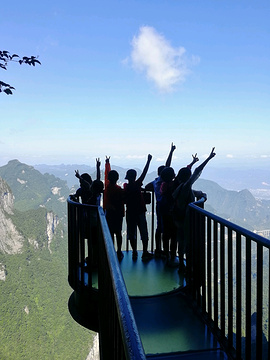 天门山玻璃栈道旅游景点攻略图