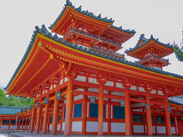 "来京都必打卡，这里没有团客，建筑大气又漂亮_平安神宫"的评论图片