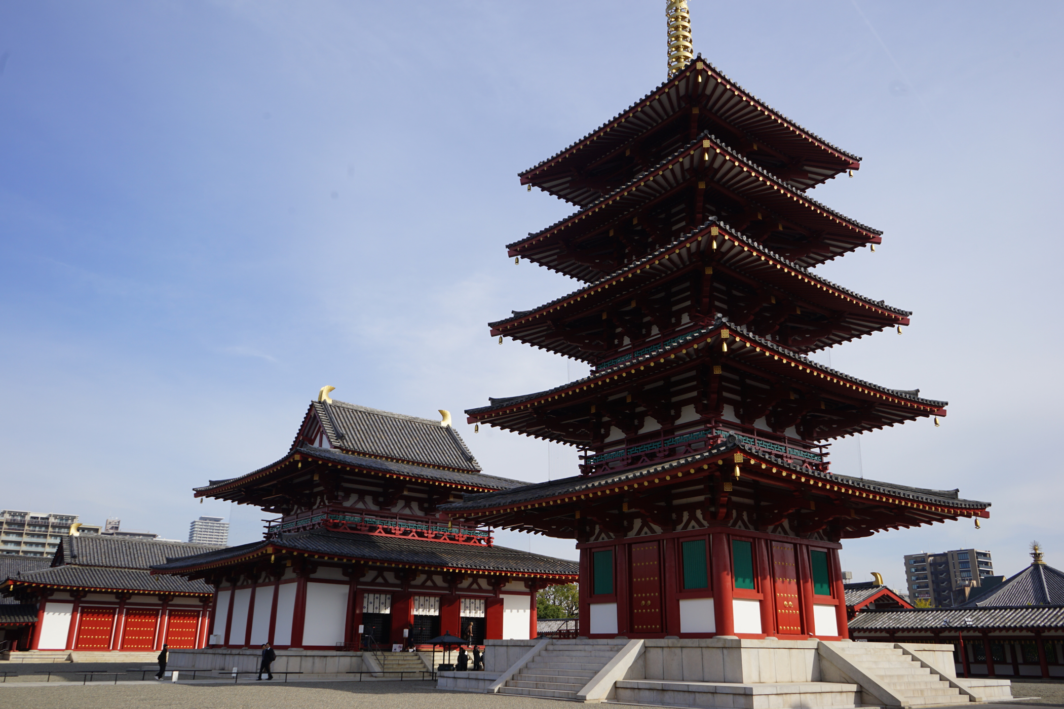 其实是奔着每月21,22号的市集来的,四天王寺只是顺便