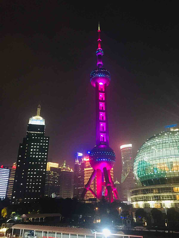 "我建议最好是在晚上的时候去，透过玻璃可以看到上海最美的夜景，有一句话说得特别在理：上有天堂，下有苏杭_东方明珠"的评论图片