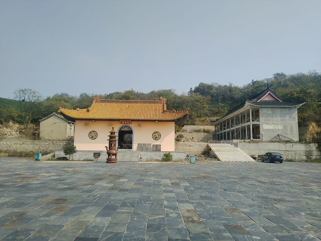 肥东浮槎山寺庙建设图片
