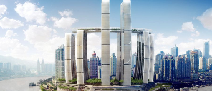 "由世界知名建筑大师摩西·萨夫迪设计，由新加坡凯德集团投资，投资总额超过240亿元，总建筑面积超..._重庆来福士俱乐部"的评论图片