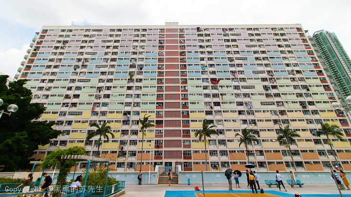 "...查询香港景点的时候很多都提到了这里，这里谈不上景点，不过五颜六色的颜色还是非常受年轻人拍照喜欢_彩虹邨"的评论图片