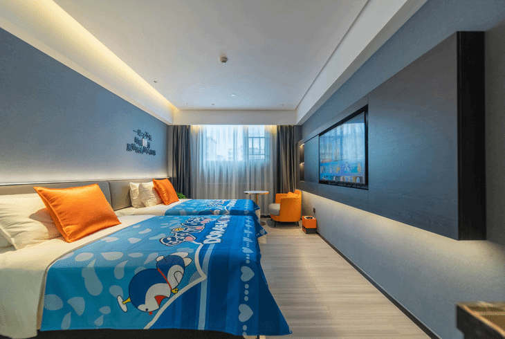 荆门丽橙酒店.趣one(万达网红店)图片